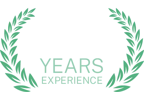 15 years experience logo